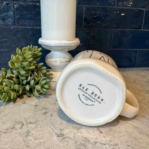 Rae Dunn PLANT LADY mug - White with Green Interior - Picture 4 of 4